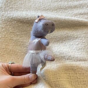 Heart Felts Ornament Midwest Of‎ Cannon Falls Ballerina Hippo Dancing Tutu